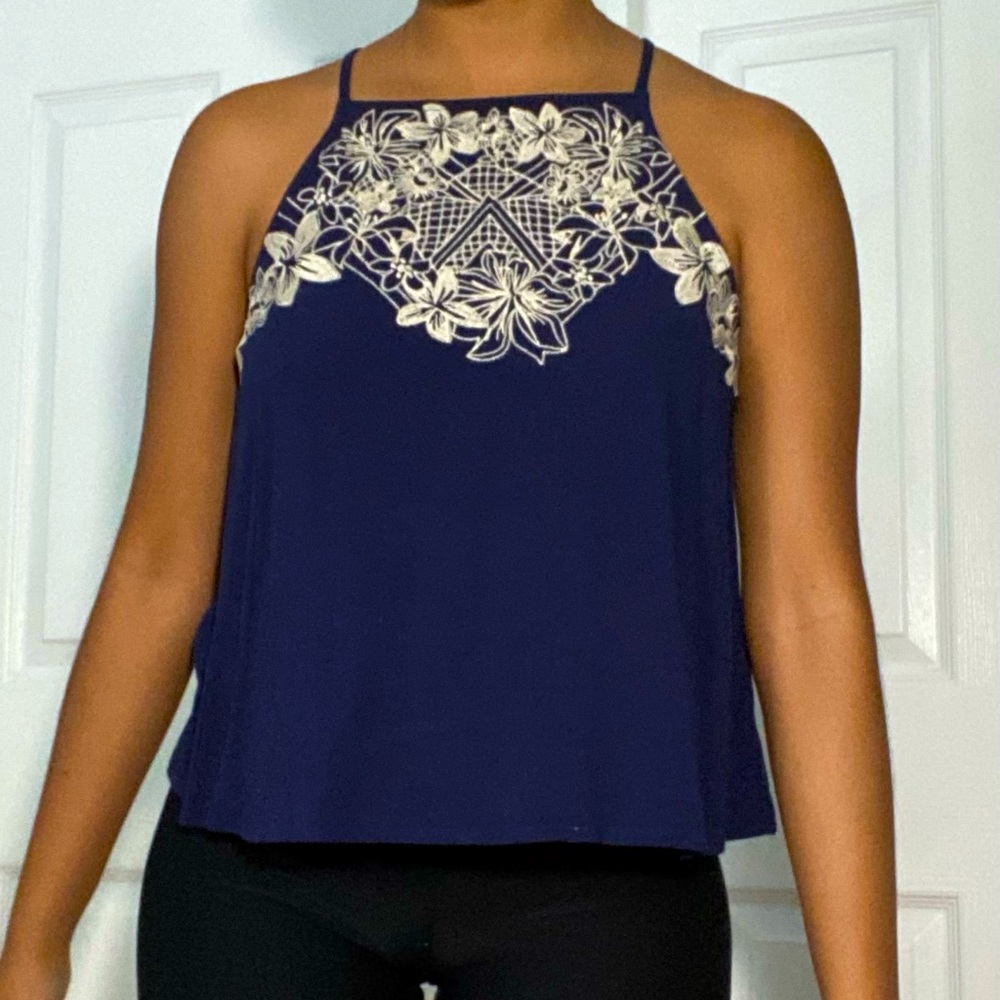 Navy blue blouse!!